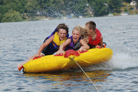 Boating in Minocqua, Wisconsin