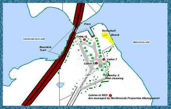 Resort Map - Nitschke's Northern Resort